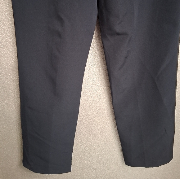 NWT Asos Blue Straight Leg Pants With Front Slit Size 6 - Picture 9 of 14